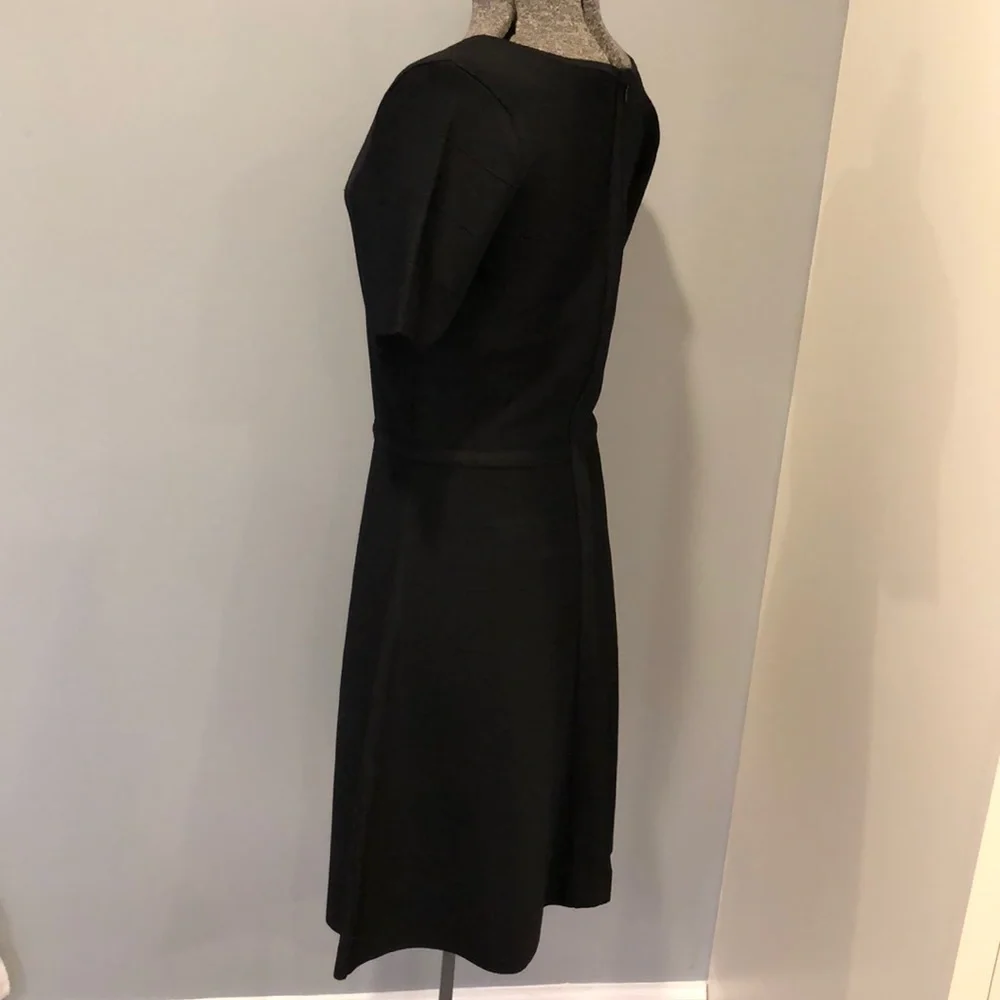Med White House black market Black rayon dress - Picture 2 of 8